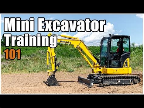 how to drive a mini excavator video|operating mini digger beginner.